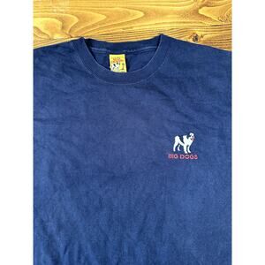 y2k vtg 2004 Big Dogs Truck Stop Parody XXL Vintage Blue Shirt